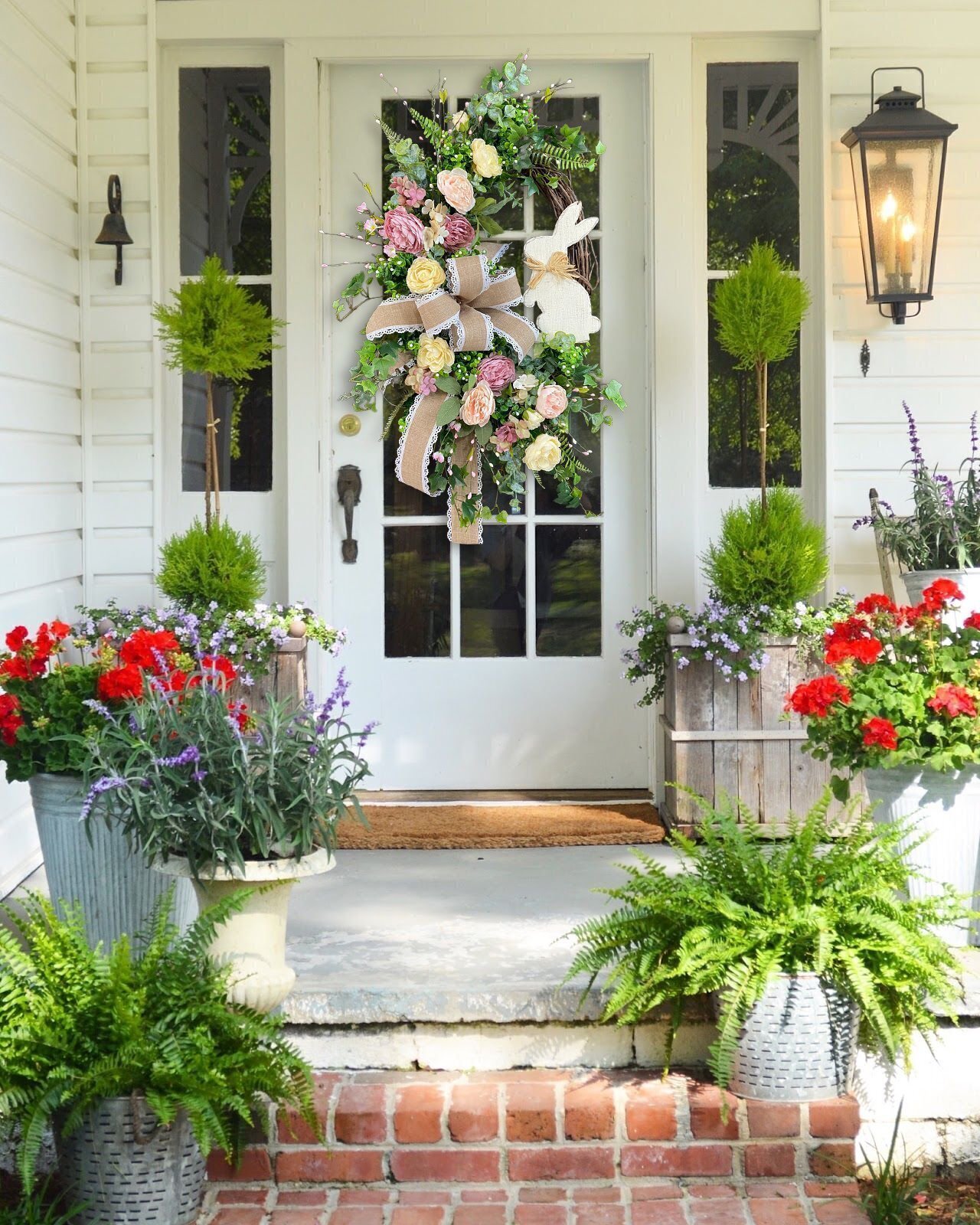 ustic Bunny Wreath|Spring Wreaths for Front Door
