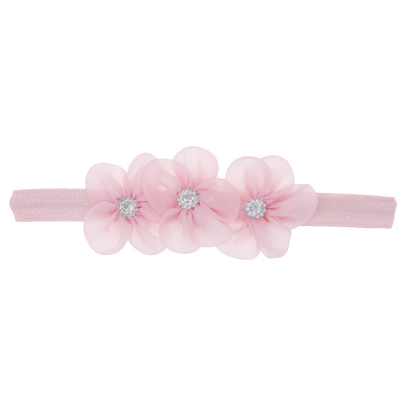 Three Little Flowers Baby Hair Band