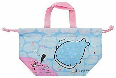 San-X Jinbesan Whale Shark Drawstring Bag for Lunch Box KB7