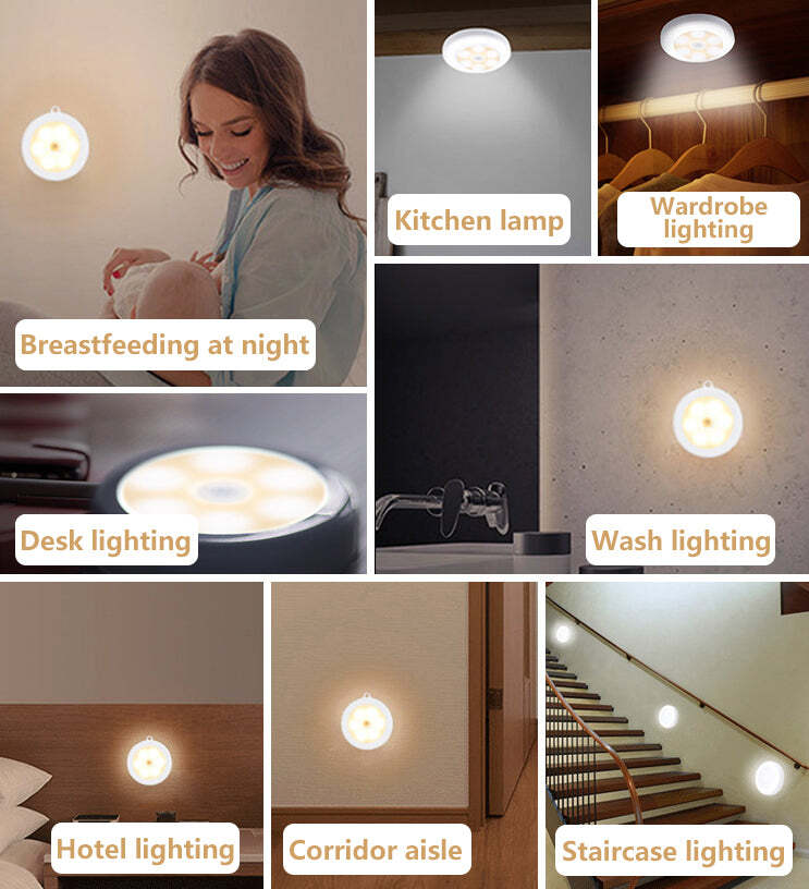 LED human induction night light