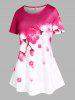Sakura Blossom Swing Top and Leggings Plus Size Summer Outfit