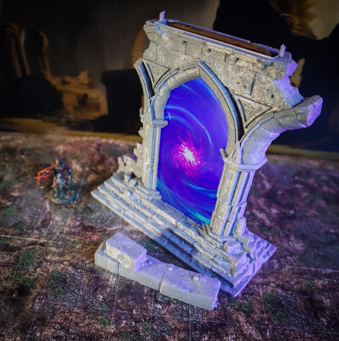 3D Print of Ruined Archway Portal - Calling Portals