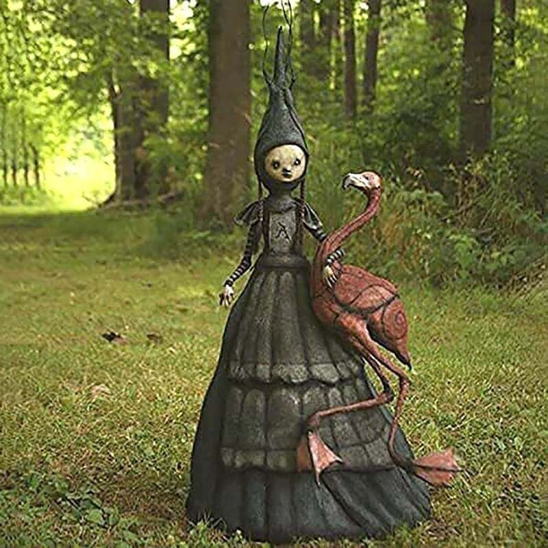 (?HALLOWEEN PRE SALE - 49% OFF) Nightmare Witch Resin Crafts Halloween Garden Decoration
