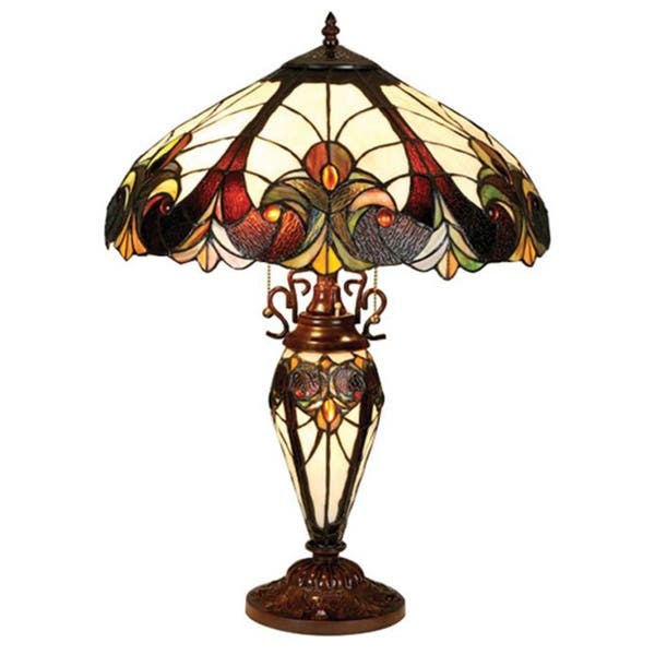 Vintage 2+1-light Table Lamp