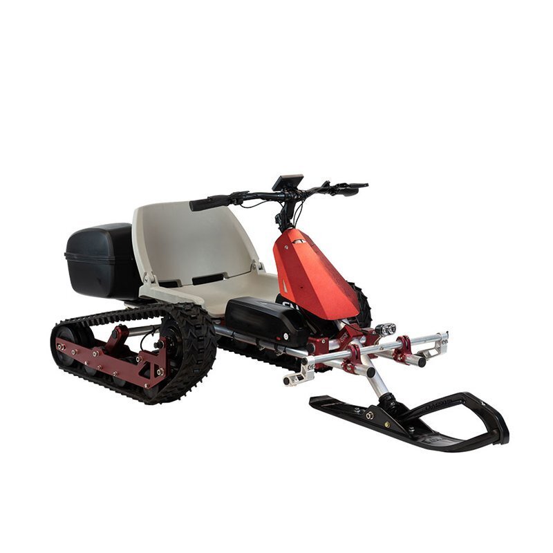 The electric sled for winter adventures