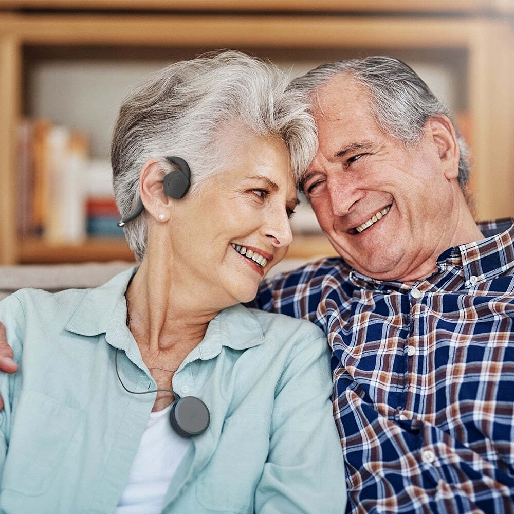 BN802 Bone Conduction Earphone Hearing Aid Headphone for Deaf, Seniors