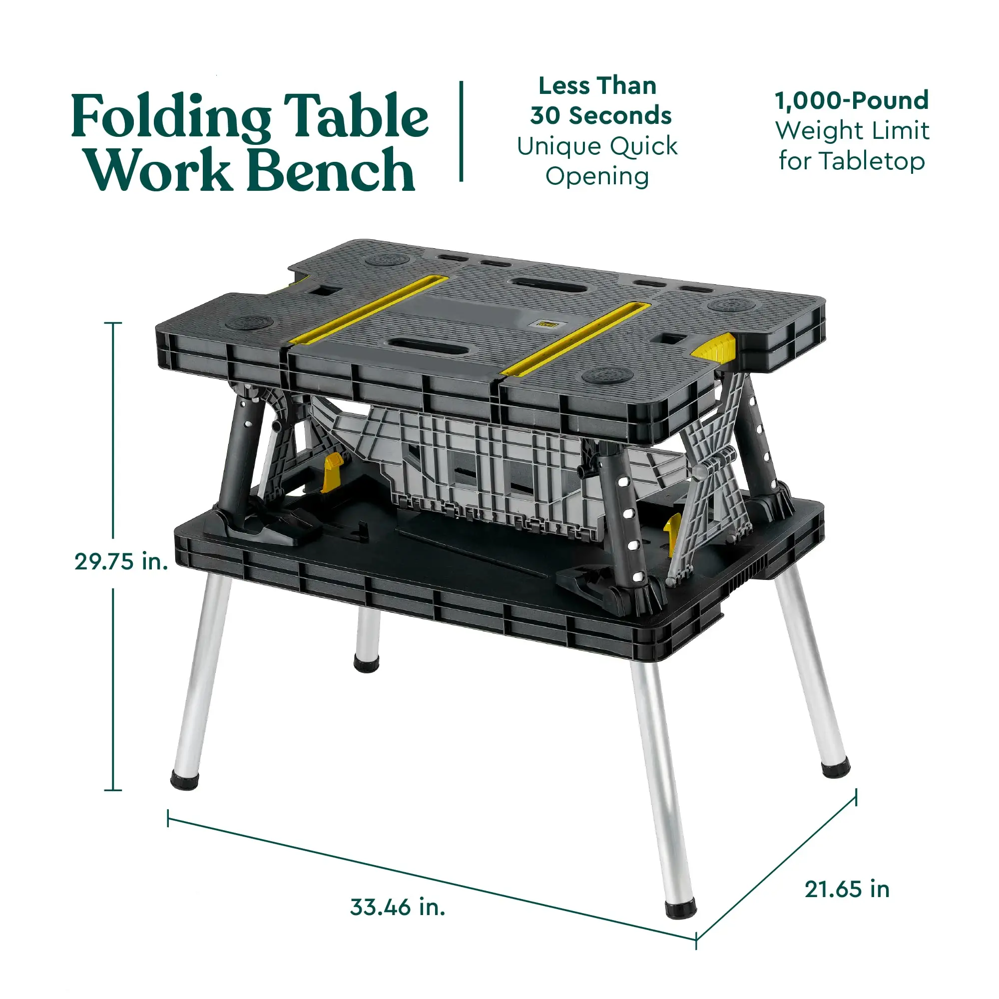 LIMITED STOCK🛠Folding Table Work Bench