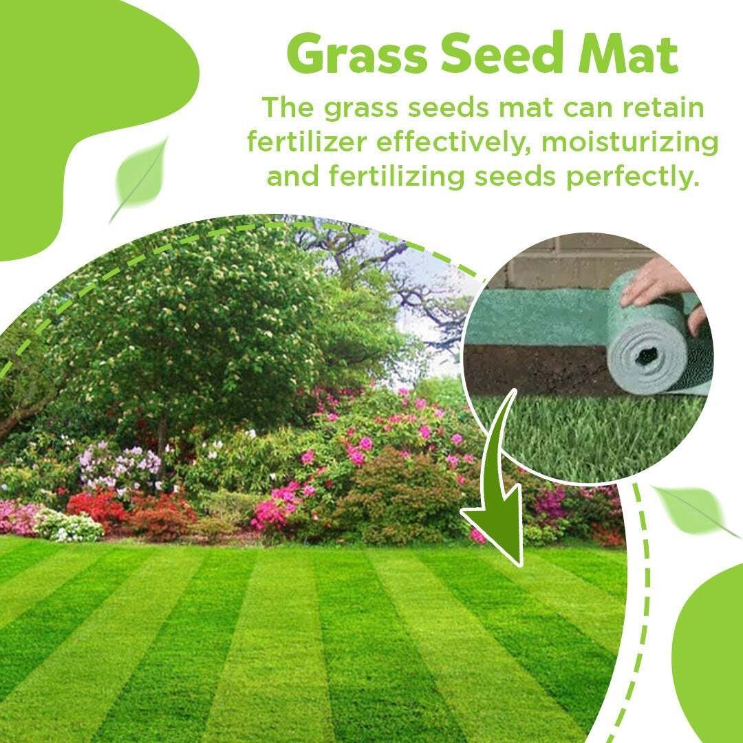 ✨CLEARANCE SALE 50% OFF - Biodegradable Grass Seed Mat, Buy 2 ⚡Free Shipping⚡