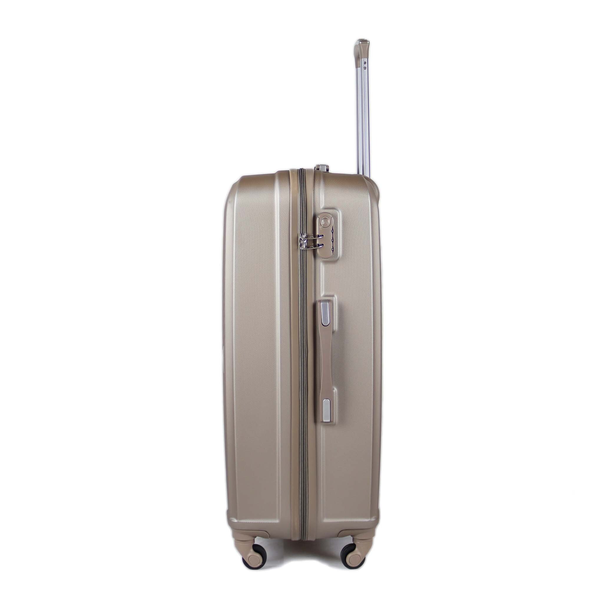 SKY BIRD ELEGANT ABS LUGGAGE TROLLEY CARRY-ON SMALL BAG 20INCH, CHAMPAGNE
