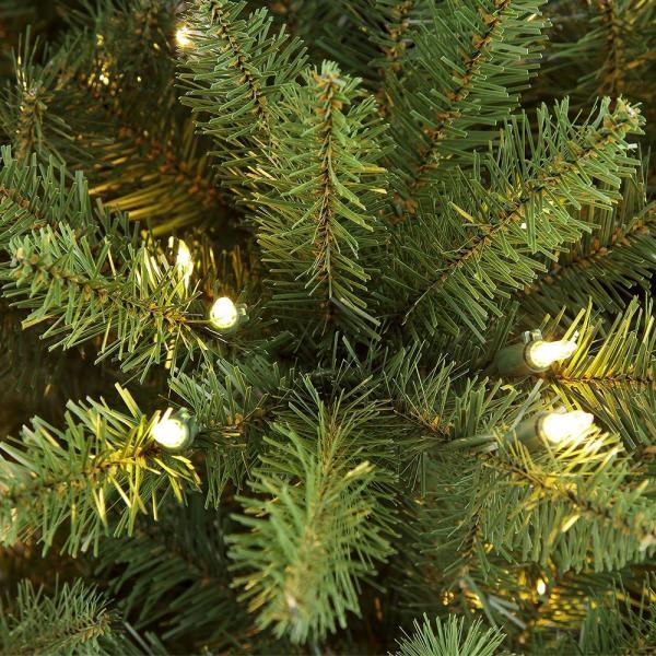 9 ft. Pre-Lit Incandescent Fraser Fir Pencil Artificial Christmas Tree with 550 UL Clear Lights