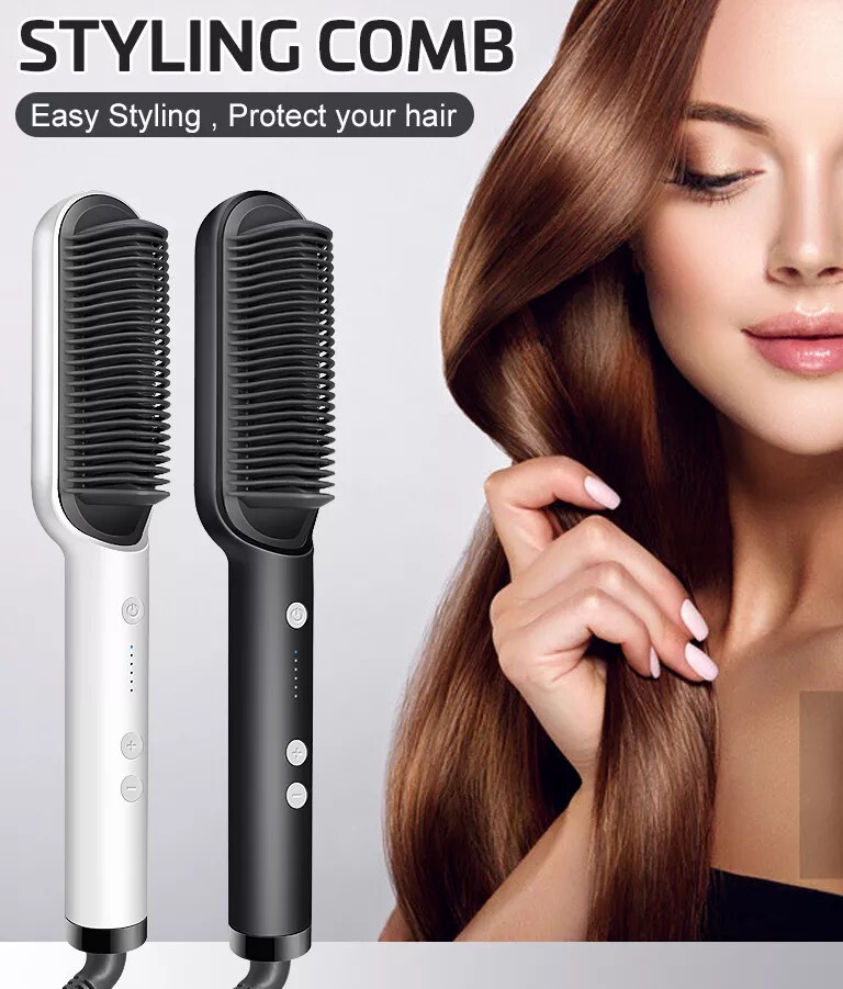 【💕Buy 2 Get 10% Off💕 】Negative Ion Hair Straightener Brush
