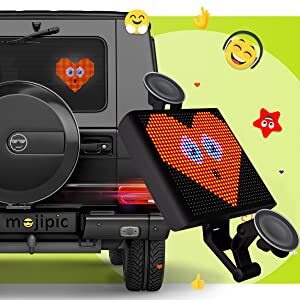 Voice Controlled Emoji Car LED Display
