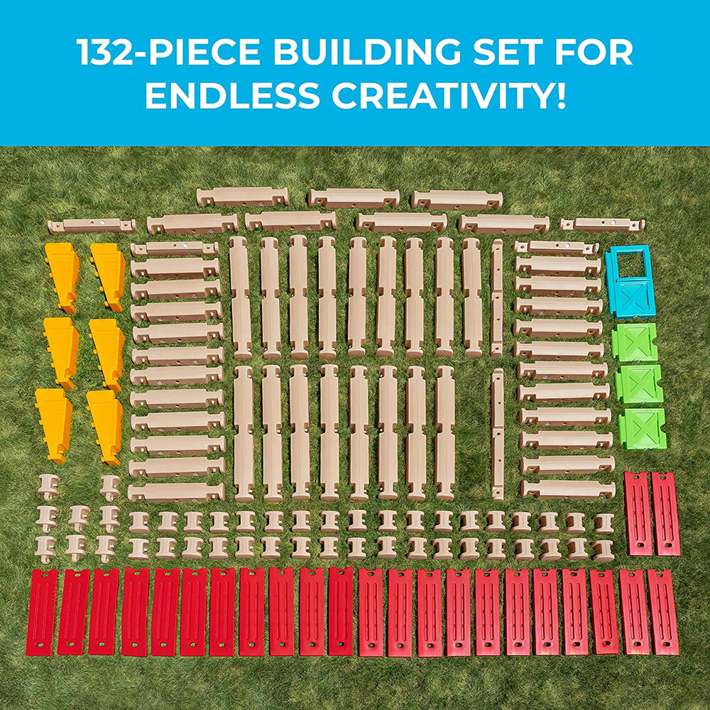 🔥Last Day 70% OFF🔥132-Piece Building Set | Kids Interactive Building Playset