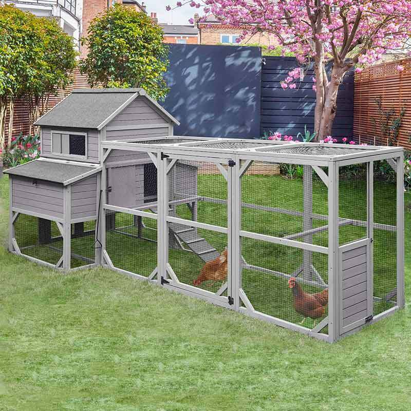 🐔36  Square and 56 Square Feet Chicken Coop with Chicken Run