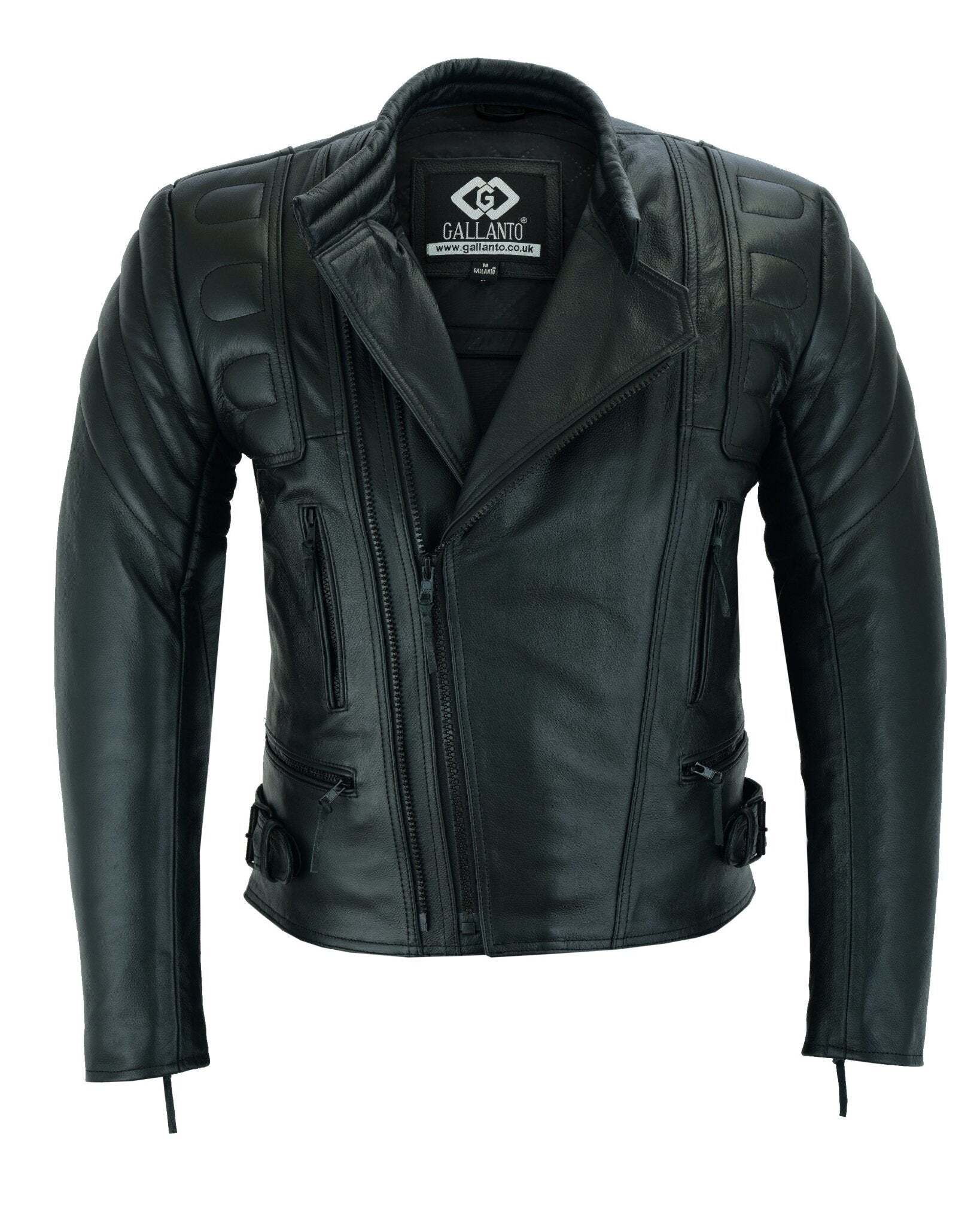 Limo Padded Motorcycle Police Leather Armoured Jacket