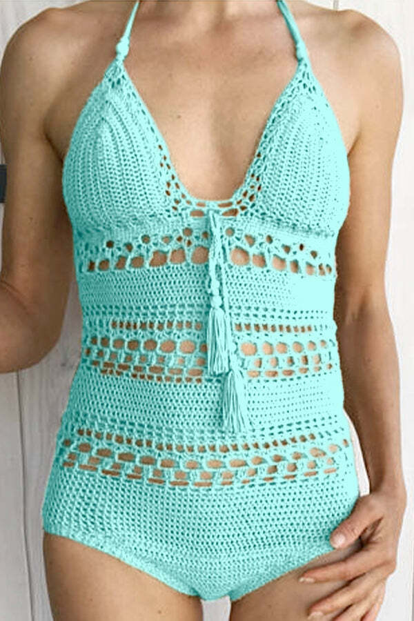 Crochet One Piece Swimsuit