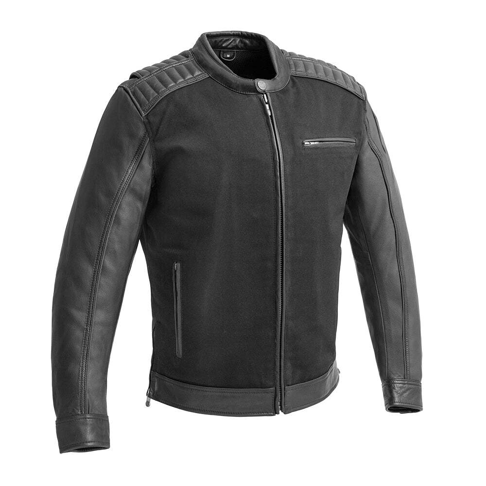 Daredevil - Men's Motorcycle Twill/Leather Jacket