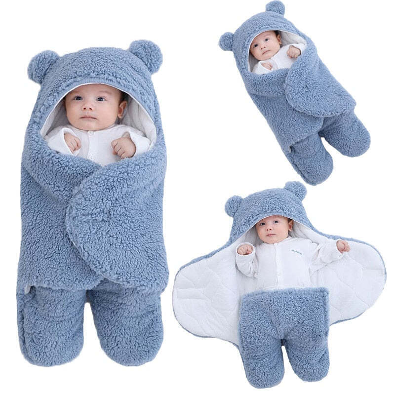 Newborn Baby Bear Soft Blankets