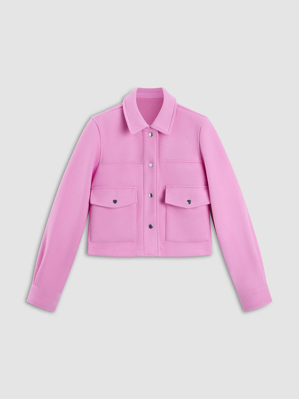 Pinky Wonderland Soft Collared Jacket - spaciova