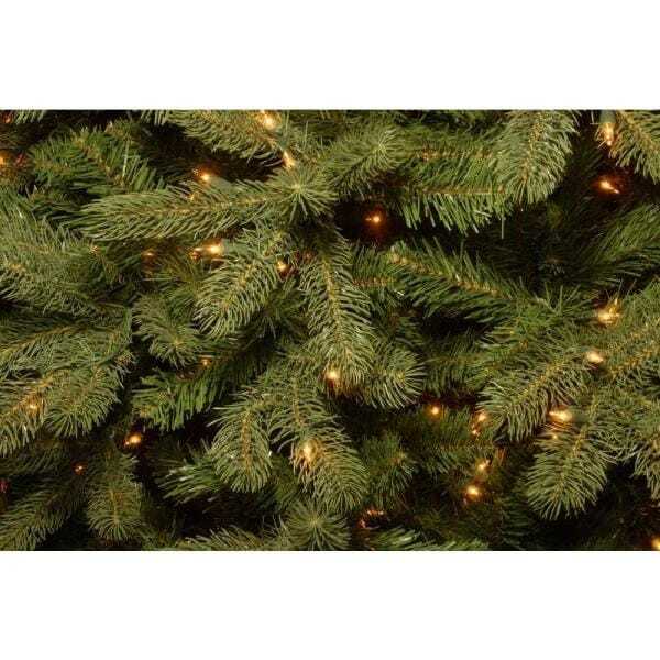 12 ft. Pre-Lit Downswept Douglas Fir Artificial Christmas Tree with Clear Lights