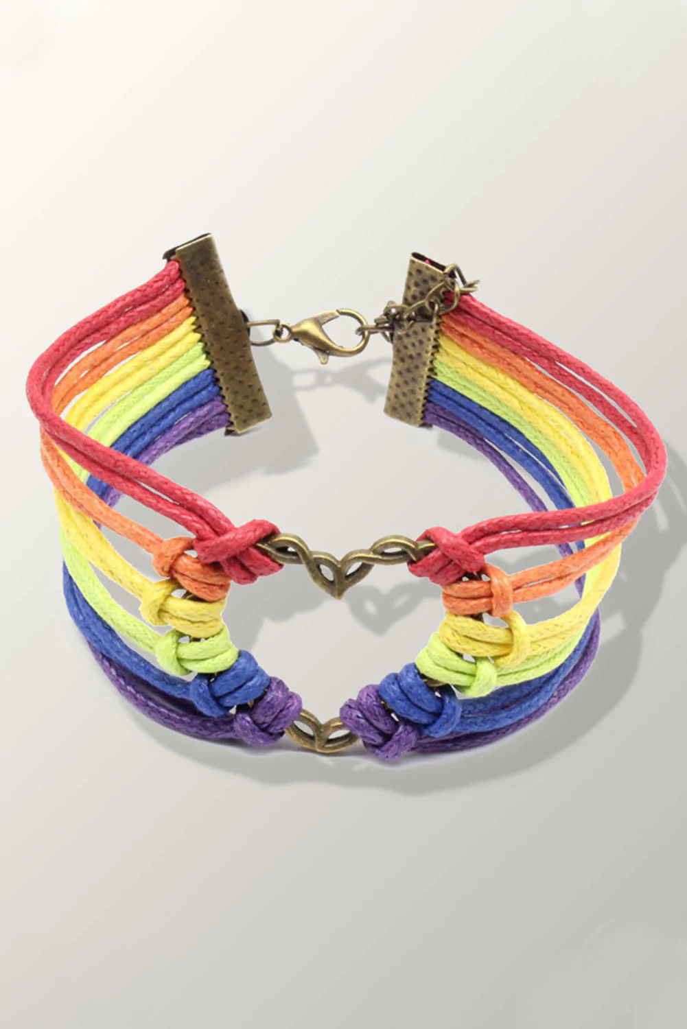 [CLEARANCE SALE]Rainbow Heart Bracelet