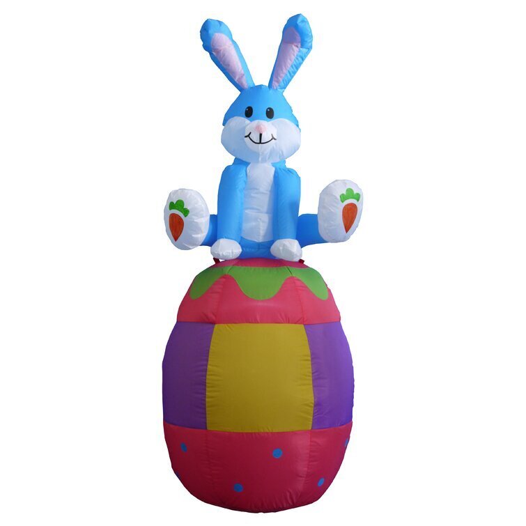 Rabbit Sitting on An Egg Decoration Inflatable