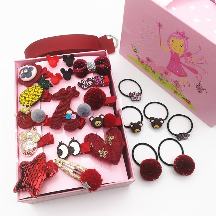 Girls Headdress And Hairpin Gift Box Set