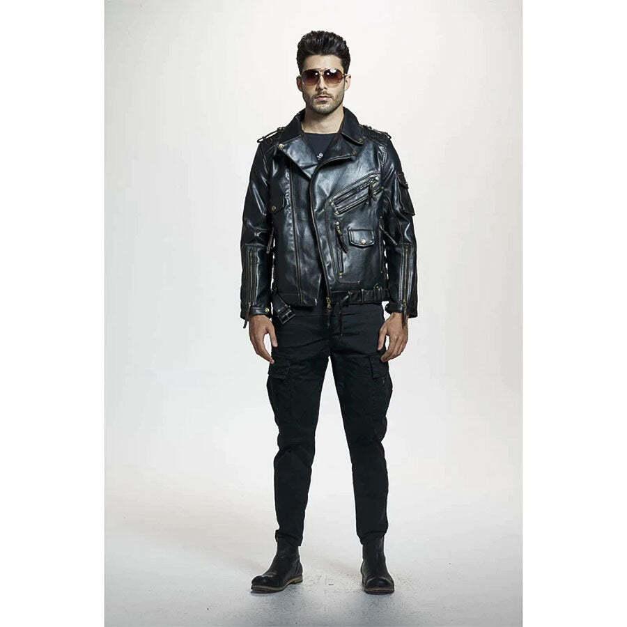 Men's Road Warrior Faux Leather Jacket