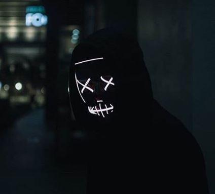 Purge Halloween Mask With Lights