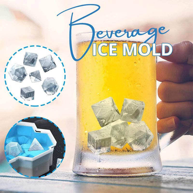 3D Dice Silicone Beverage Ice Cube Maker
