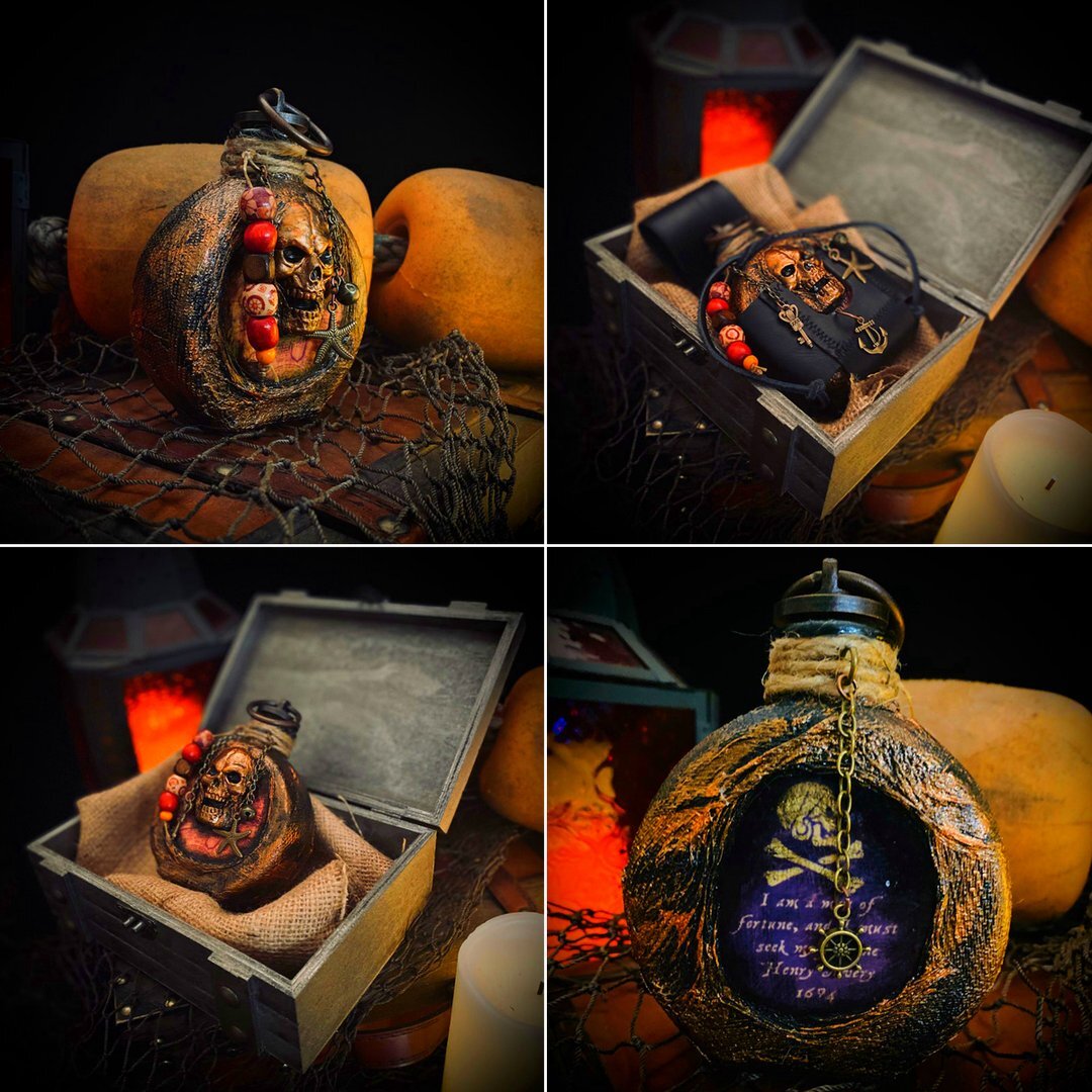 💀Halloween Sale 50% Off - Pirate Rum Bottle