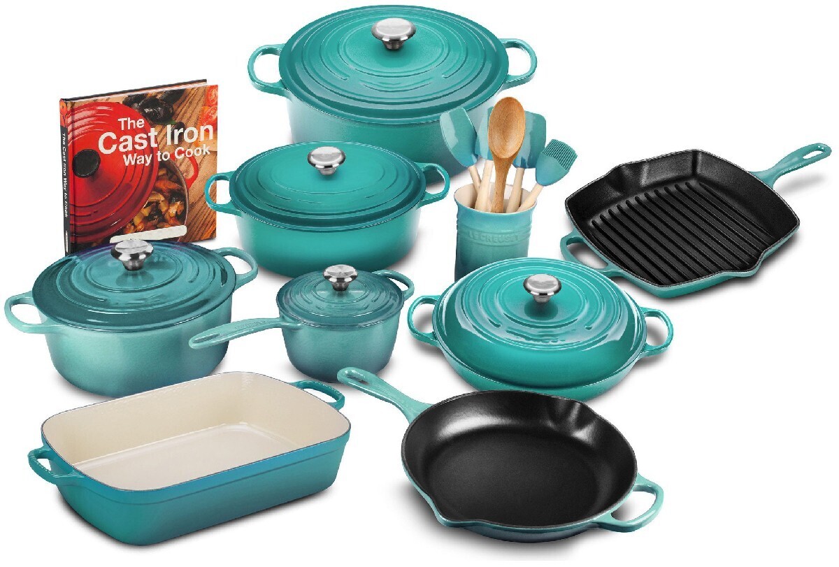 🔥[29.99 Today Only ]Cast Iron Cookware Set--20 Pieces🔥