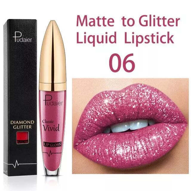 💄 New Amazing Lip Art Ideas- Diamond Lip Gloss Matte To Glitter Liquid Lipstick Waterproof