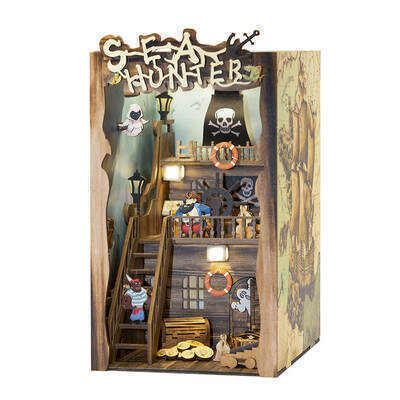3D Wooden Puzzle Bookend - Buy 2 Free Shipping