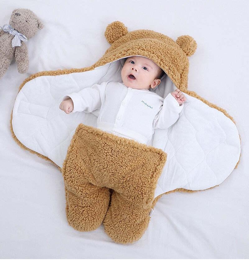 Newborn Baby Bear Soft Blankets