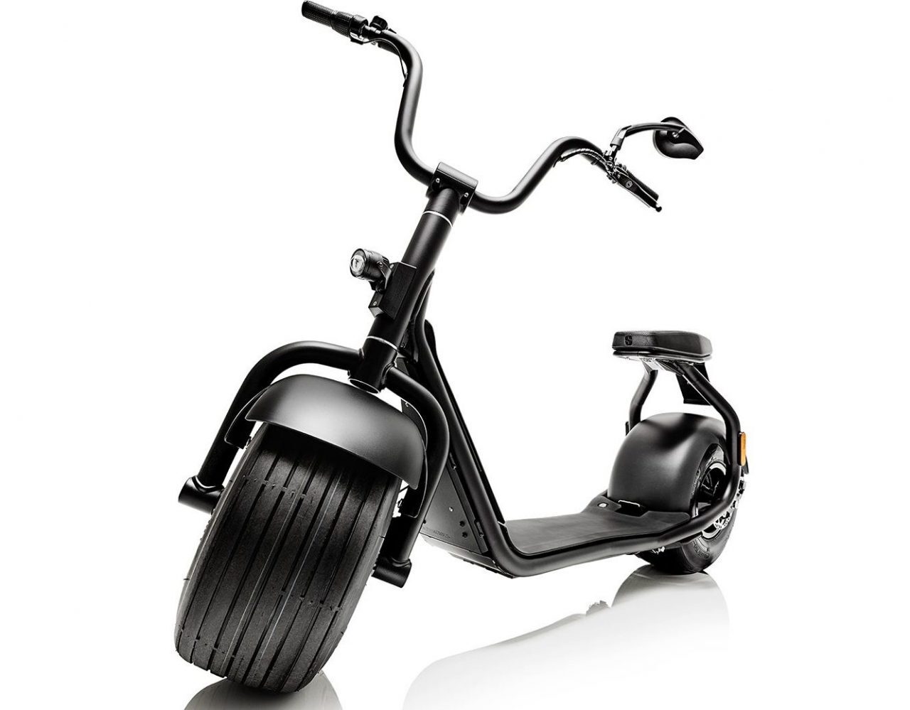 Electric Kick Paddle Scooter Moped