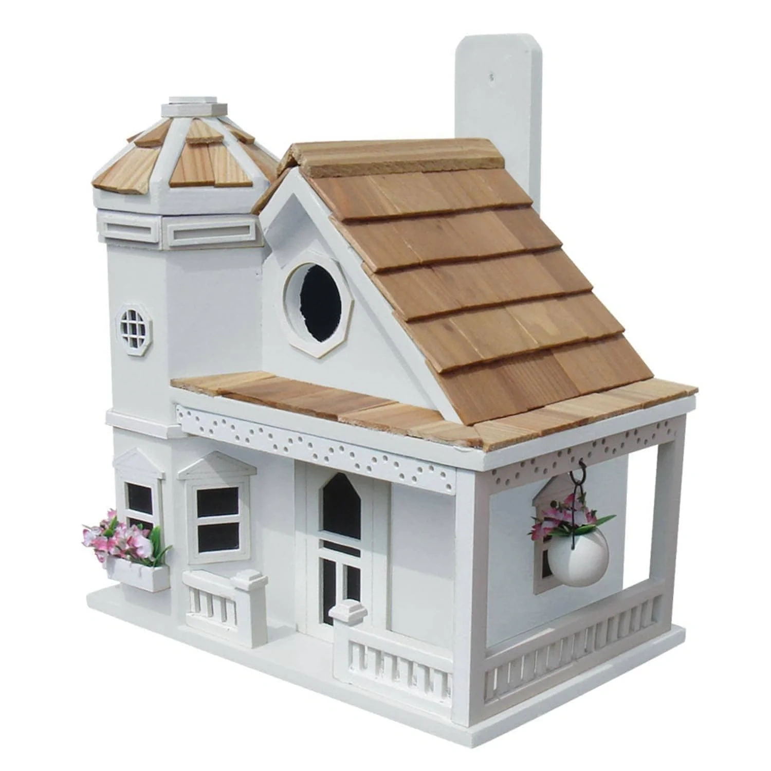 Flower-Pot Cottage Birdhouse