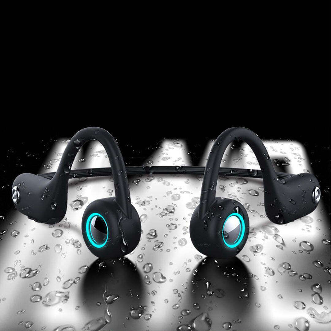 Y5 Bone Conduction Headphones with Breath Light for Outdoors, Workouts