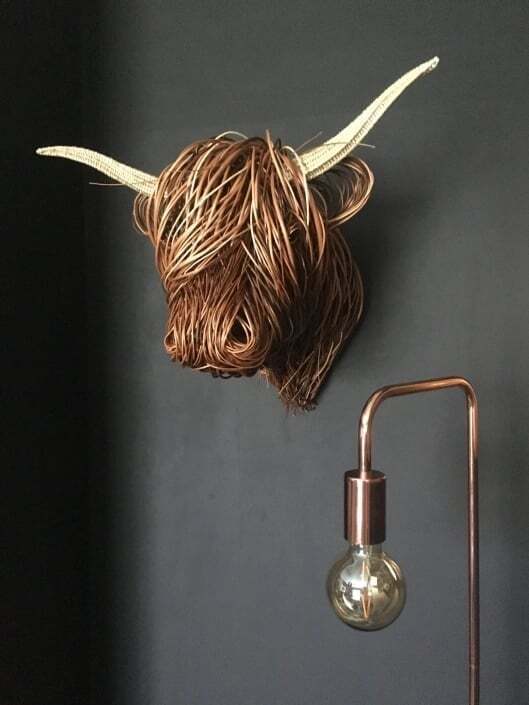 Woven Willow Highland Cow-?Father's Day Sale?